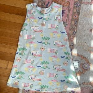 The Beaufort Bonnet Co girls sleeveless Polly Play Dress - size 8